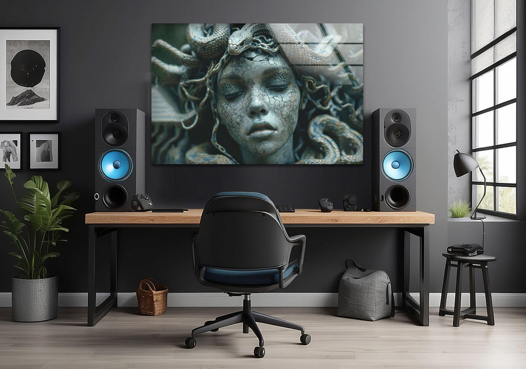 Medusa Tempered Glass Wall Art - MyPhotoStation