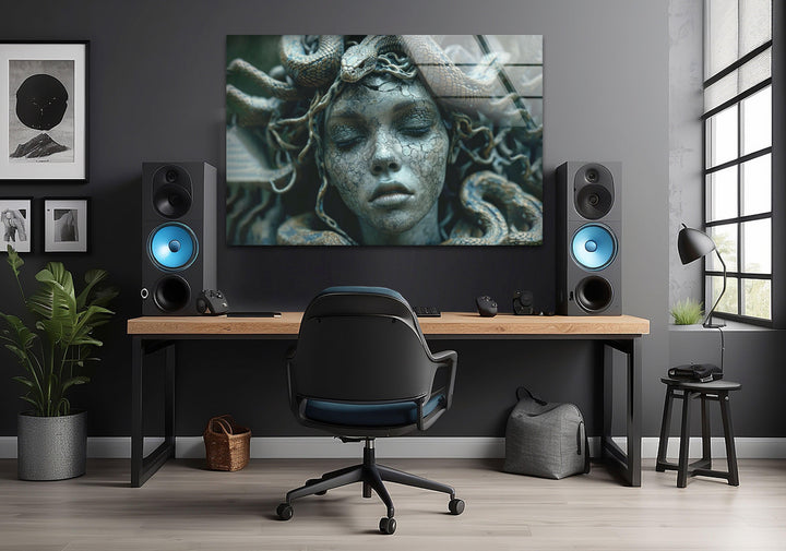 Medusa Tempered Glass Wall Art - MyPhotoStation