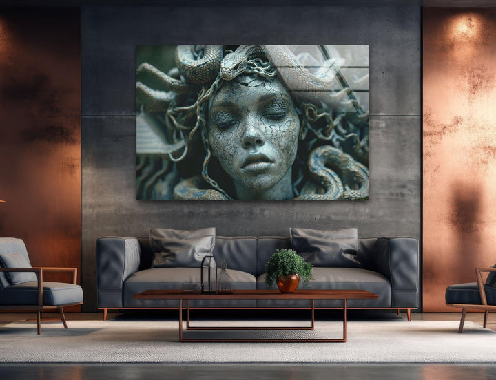 Medusa Tempered Glass Wall Art - MyPhotoStation