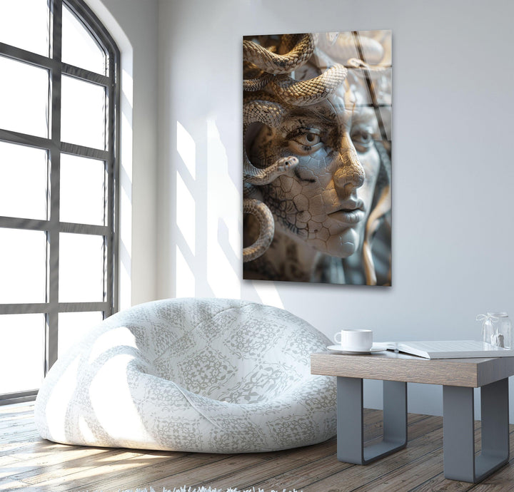 Medusa Glass Wall Art