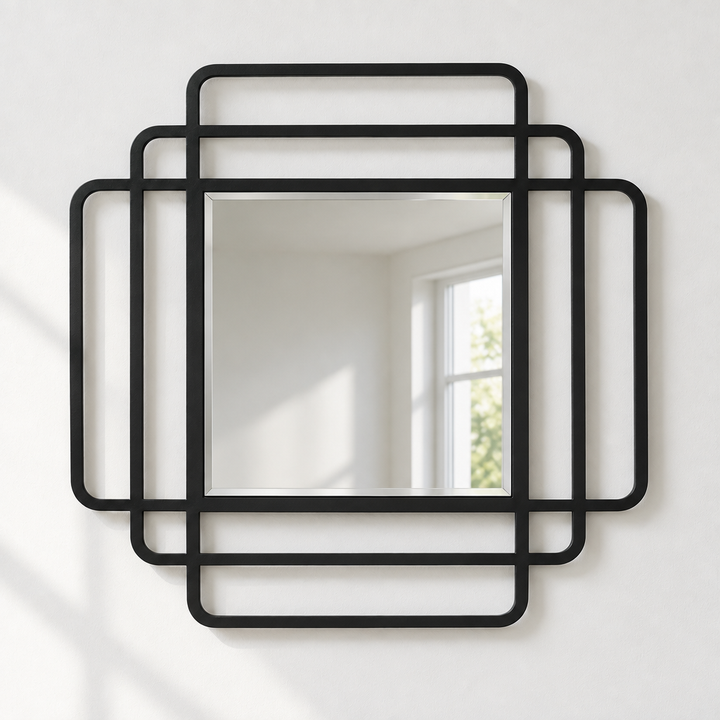 Layered Frames – Rounded Square Modern Wall Mirror