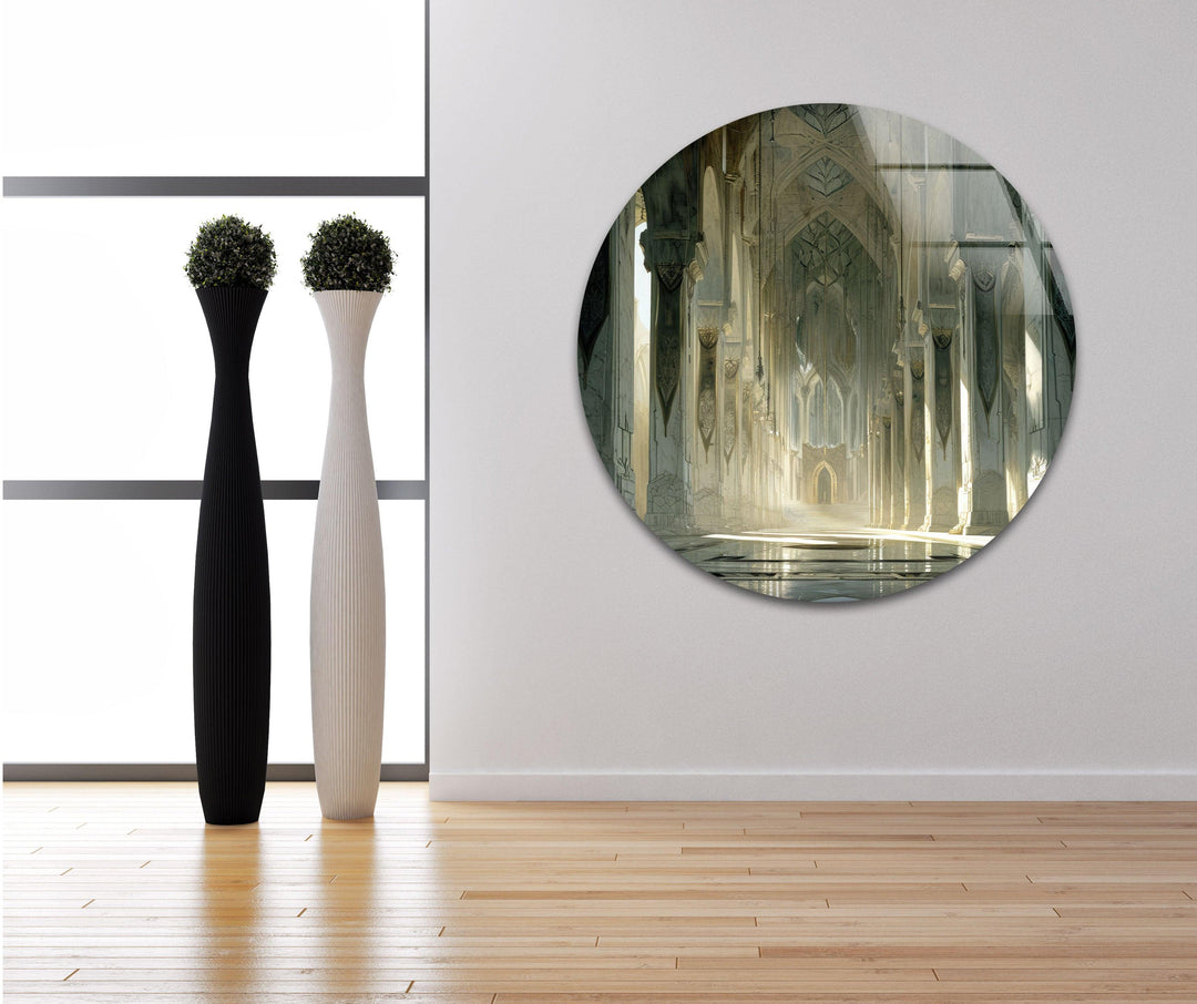 Inside of Minas Tirith Glass Wall Art, picture on glass wall art, photos printed on glass