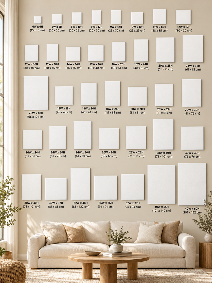 Vertical Custom Canvas Wall Art