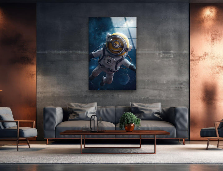 Minion Rush Glass Wall Art Decor | Glass Art Prints