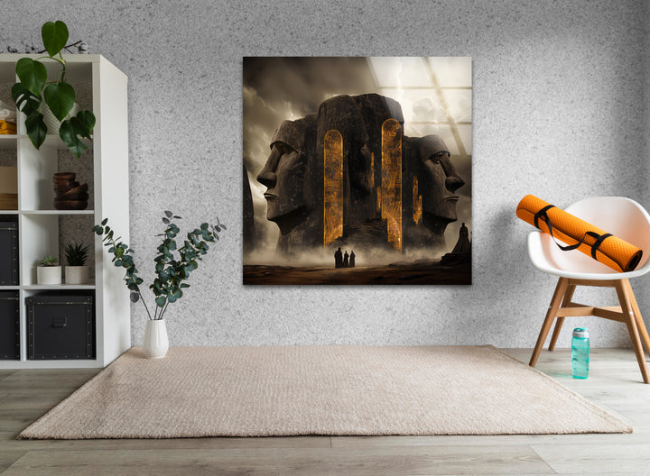 Stonehenge Glaswandkunst - Mystisches Monument