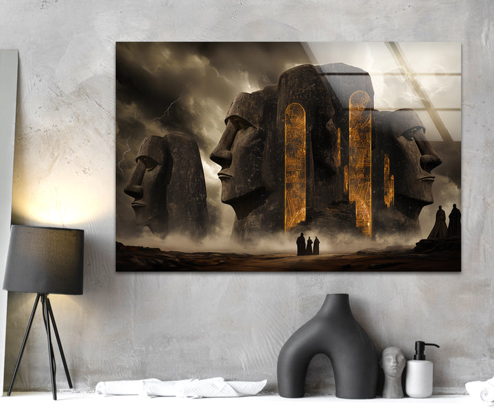 Stonehenge Glaswandkunst - Mystisches Monument