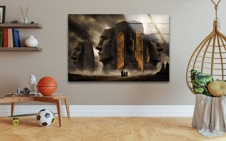 Stonehenge Glaswandkunst - Mystisches Monument