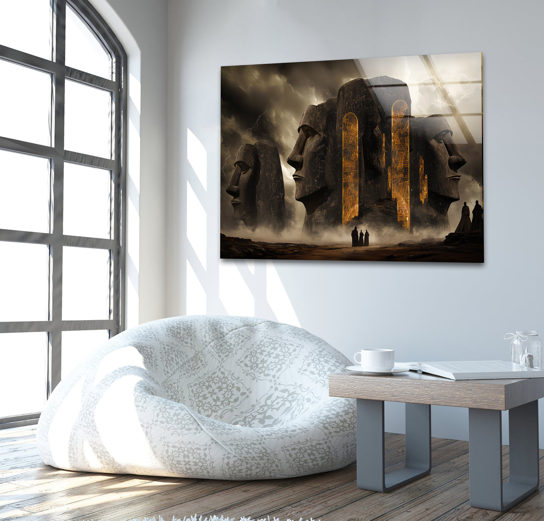 Stonehenge Glaswandkunst - Mystisches Monument