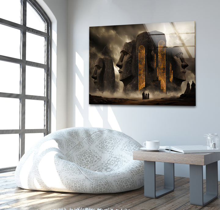 Stonehenge Glaswandkunst - Mystisches Monument