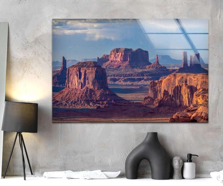 Monument Valley Glass Wall Art glass photo prints, glass picture prints