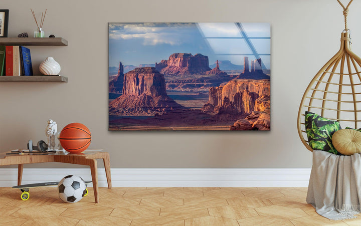 Monument Valley Glass Wall Art custom glass photo prints, large glass prints