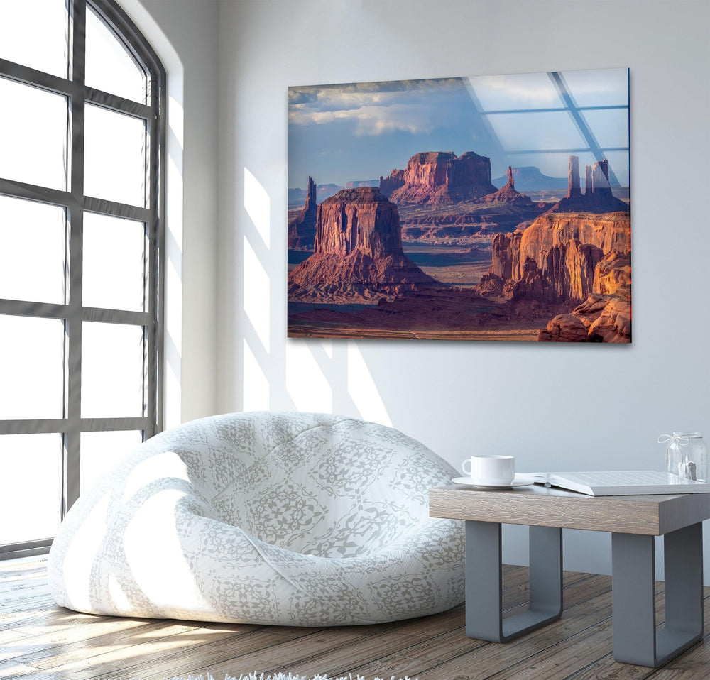 Monument Valley Glass Wall Art Glass Printing Wall Art, Print photos on glass