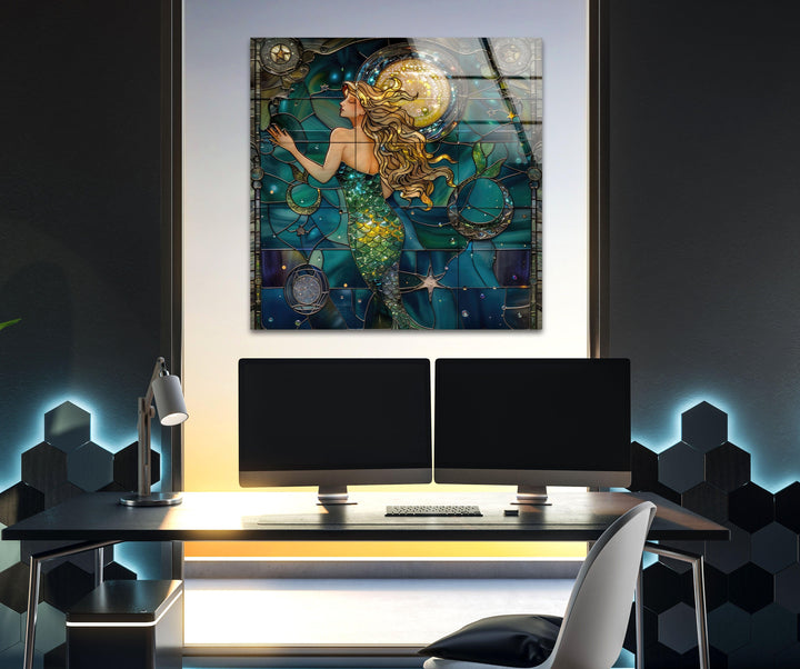 Mother of Pearl Tempered Glass Wall Art - MyPhotoStation