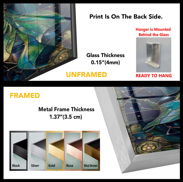 Mother of Pearl Tempered Glass Wall Art - MyPhotoStation