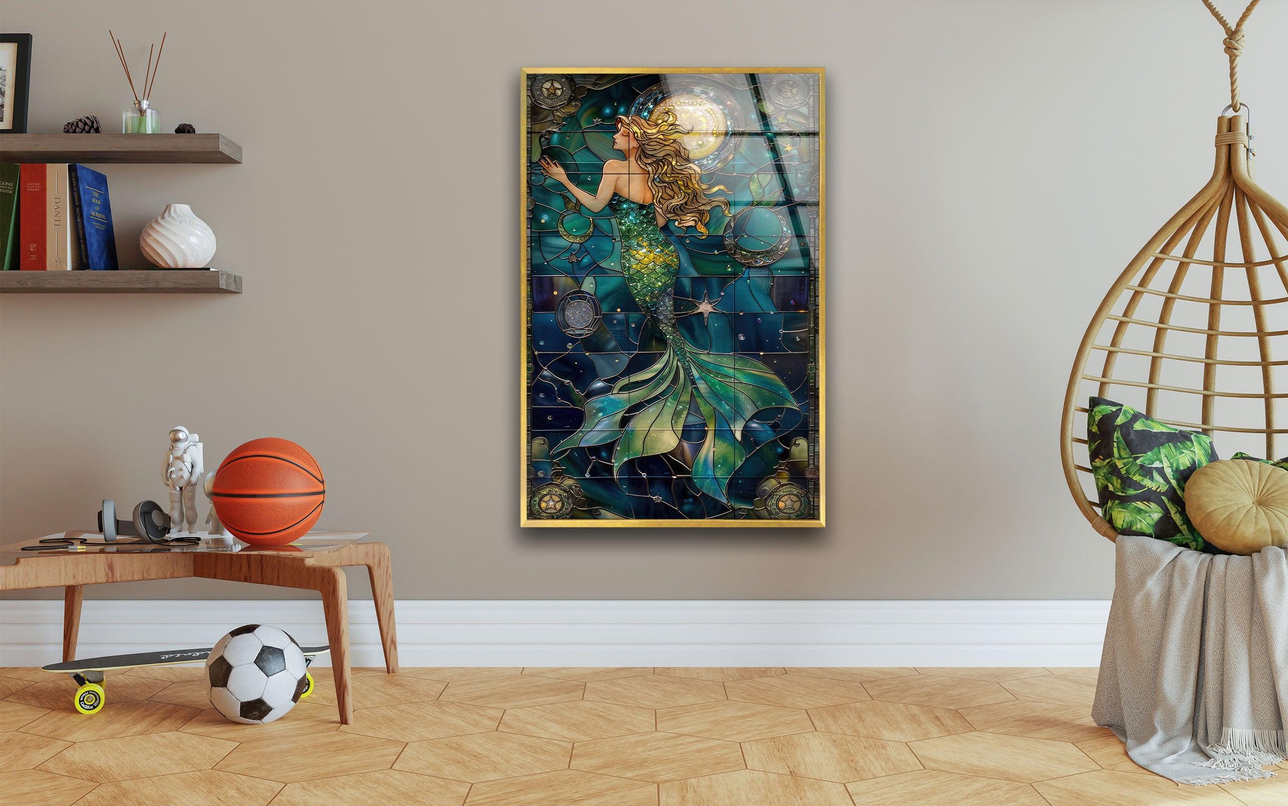 Mother of Pearl Stained Glass – Aquatic Elegance – MyPhotoStation