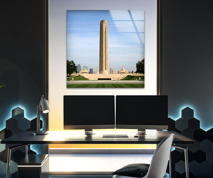 Glaswandkunst zum Liberty Memorial – Kultiges Wahrzeichen von Kansas City