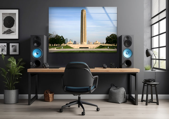 Glaswandkunst zum Liberty Memorial – Kultiges Wahrzeichen von Kansas City
