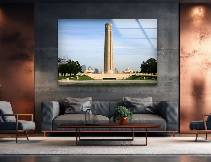 Glaswandkunst zum Liberty Memorial – Kultiges Wahrzeichen von Kansas City