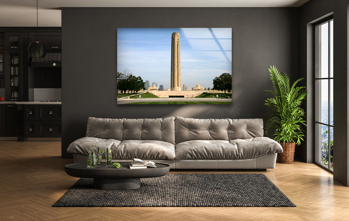 Glaswandkunst zum Liberty Memorial – Kultiges Wahrzeichen von Kansas City
