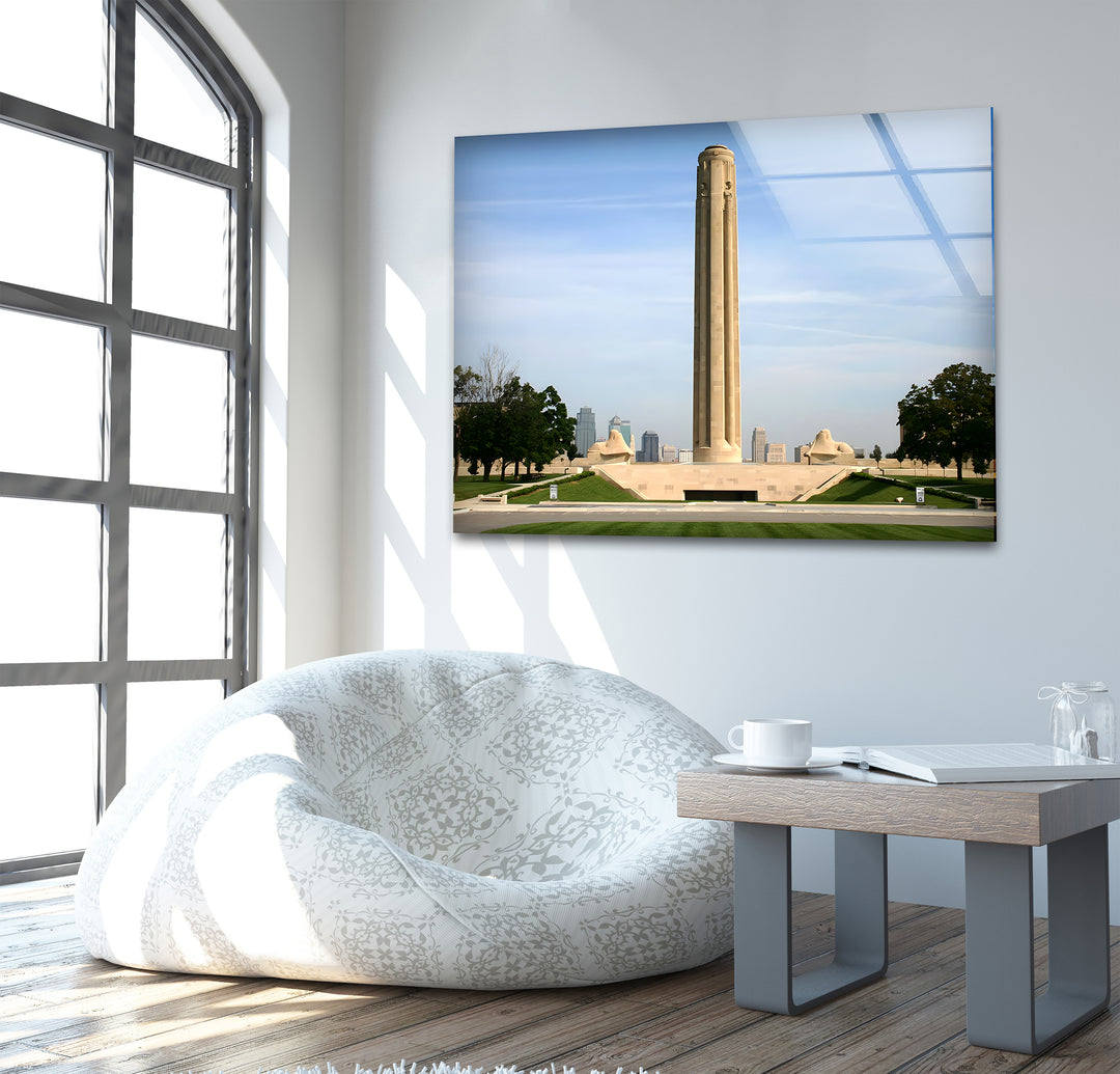 Glaswandkunst zum Liberty Memorial – Kultiges Wahrzeichen von Kansas City