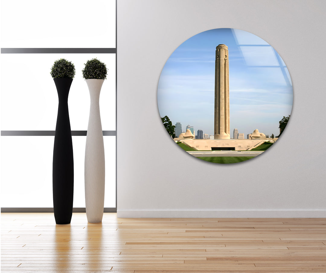 Glaswandkunst zum Liberty Memorial – Kultiges Wahrzeichen von Kansas City