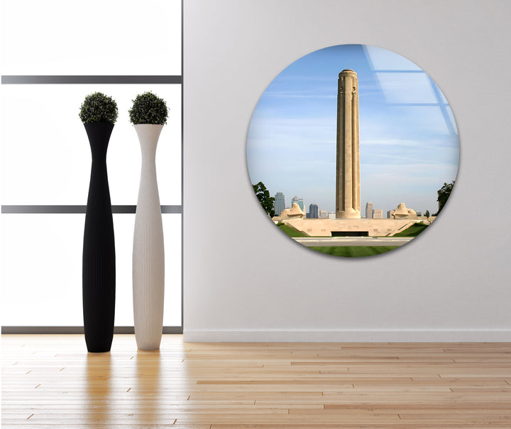 Glaswandkunst zum Liberty Memorial – Kultiges Wahrzeichen von Kansas City