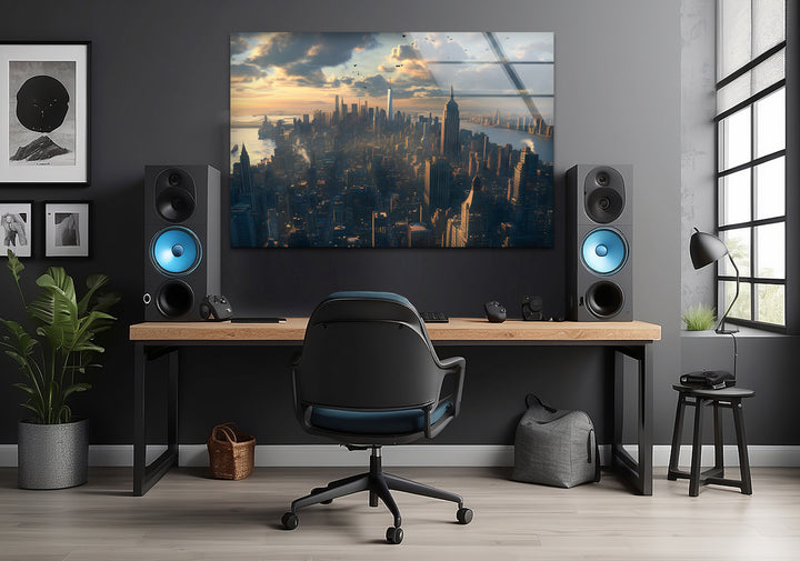 Large landscape wall art transforming spaces with bold, immersive depictions of natural landscapes
