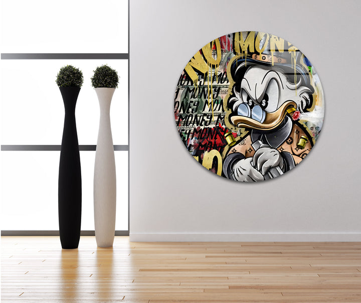 No Money Duck Glass Wall Art art glass wall art, glass wall art pictures
