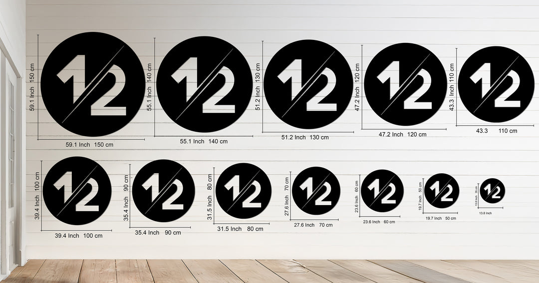 زهرة القمر – القمر وزهرة اللوتس فن جداري معدني