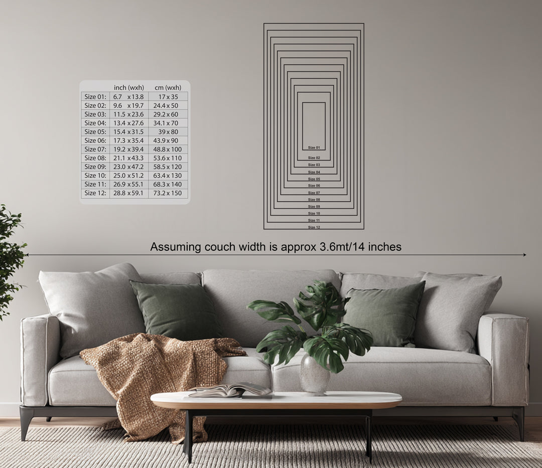 Column Cactus Metal Wall Art – Modern Minimal Botanical Wall Decor