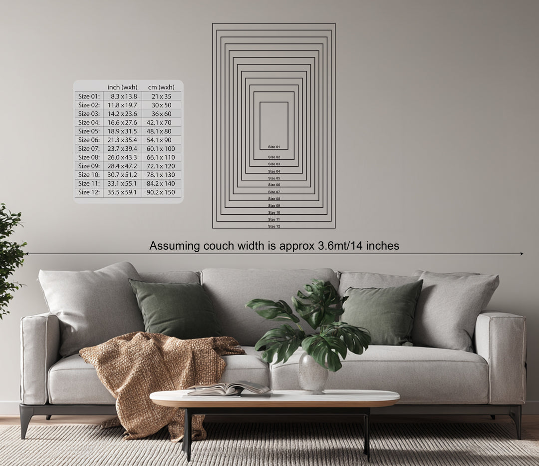 Modern Potted Plant Metal Wall Art – Botanical Minimalist Decor