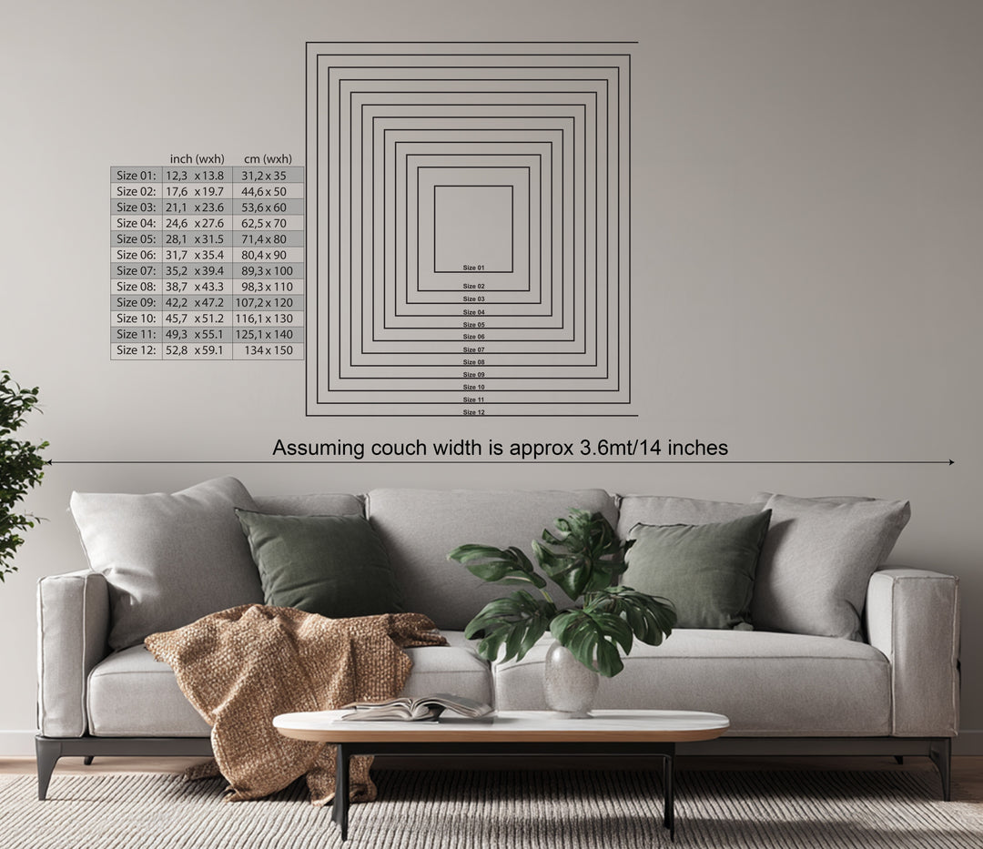 التناظر الإلهي – الهندسة الزخرفية فن جداري معدني