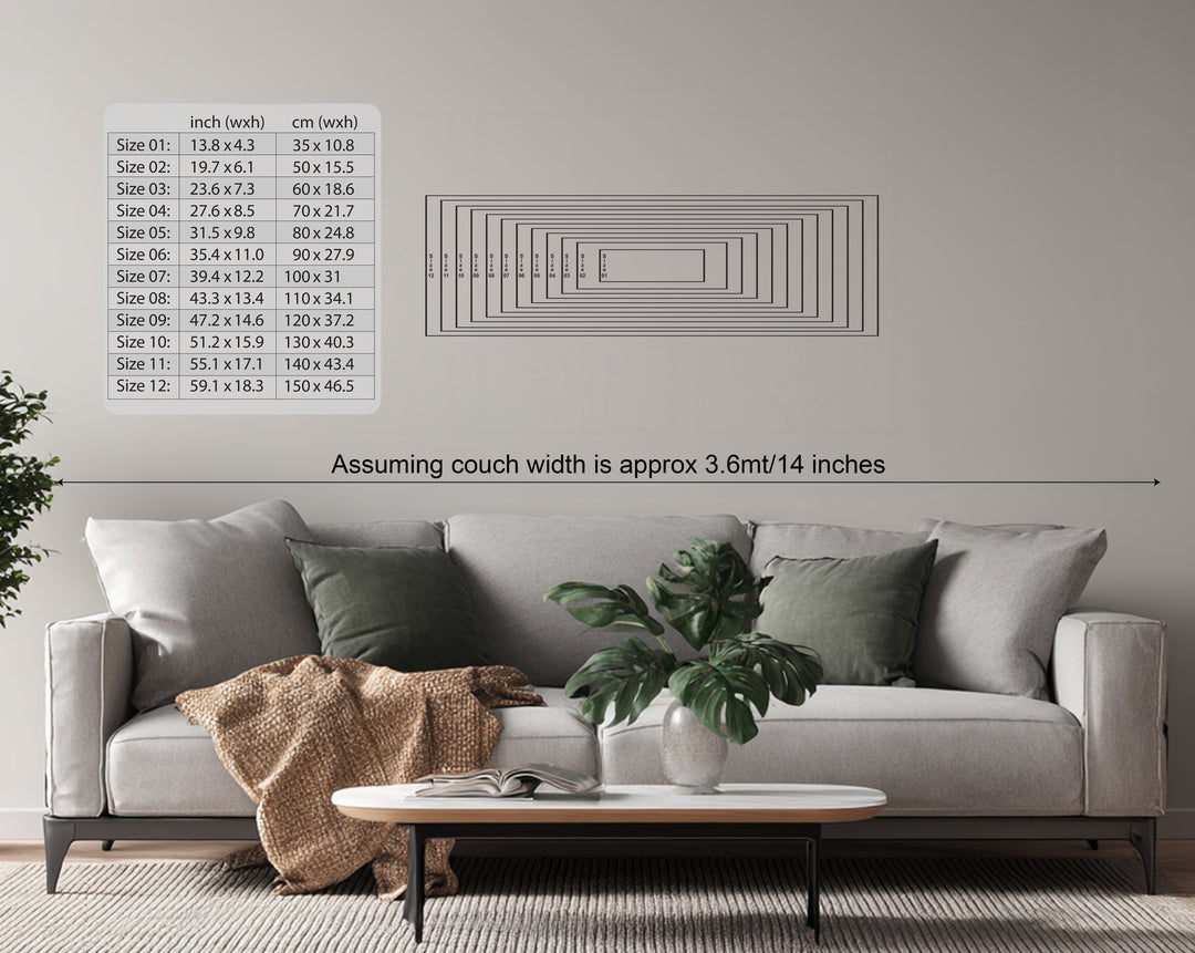 Laundry Script – Modern Metal Wall Art
