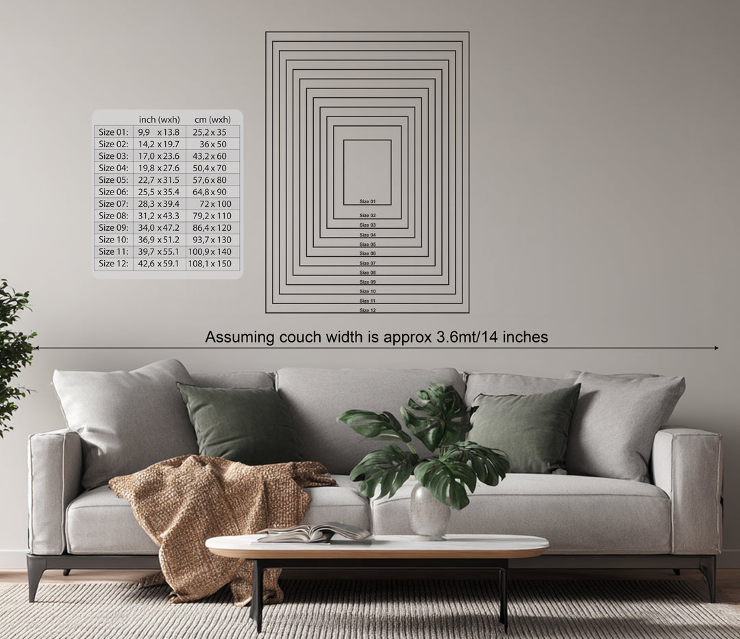 Window View Metal Wall Art – Botanical Silhouette Design