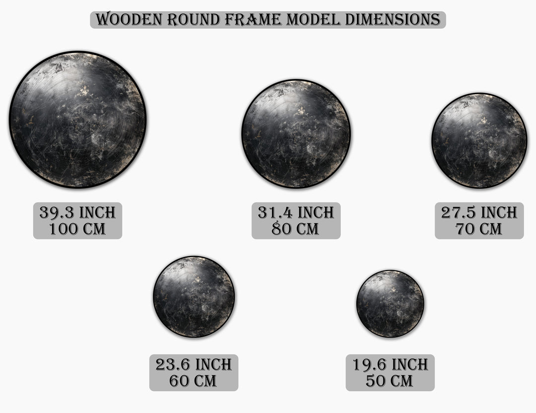 Oval der kosmischen Wellen Wandspiegel  – Moderner, geschichteter Metallspiegel