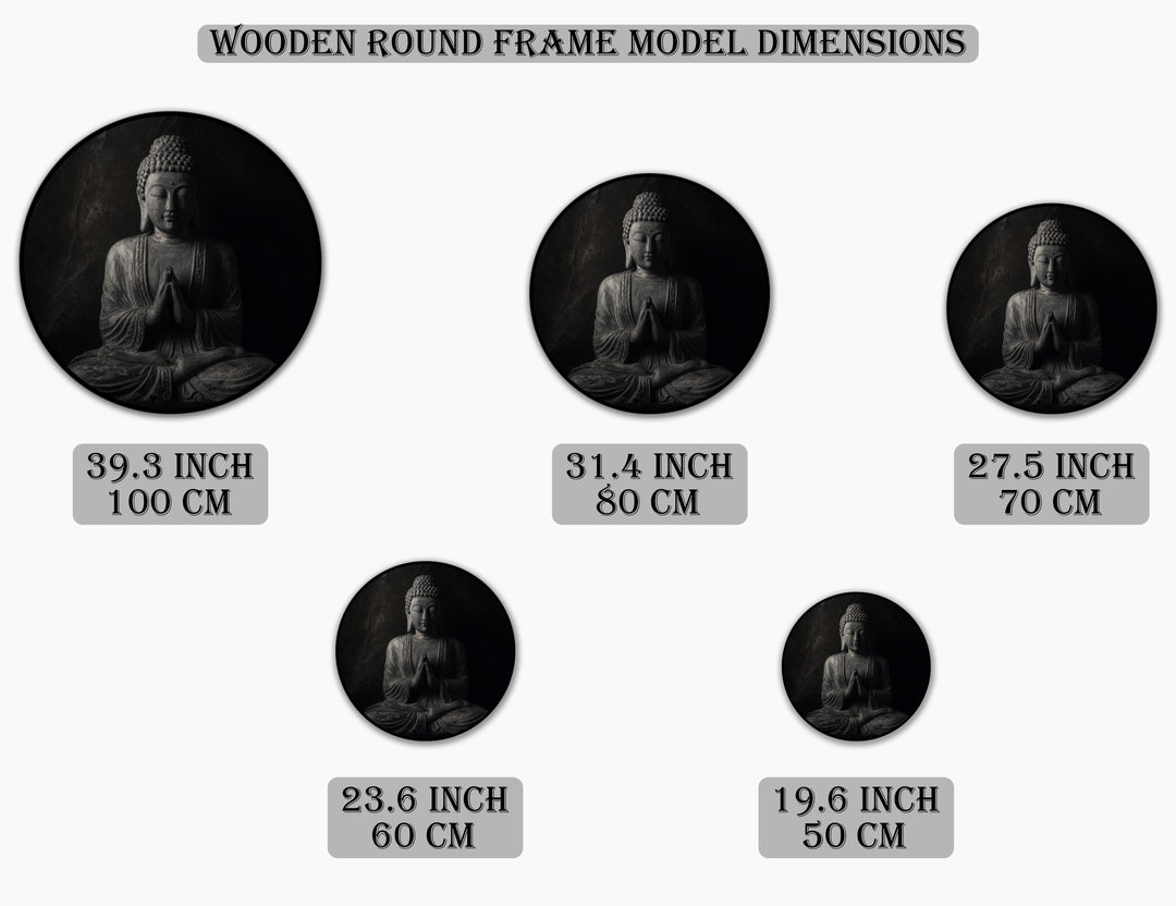 Quiete di mezzanotte – Buddha meditativo Quadro a Olio
