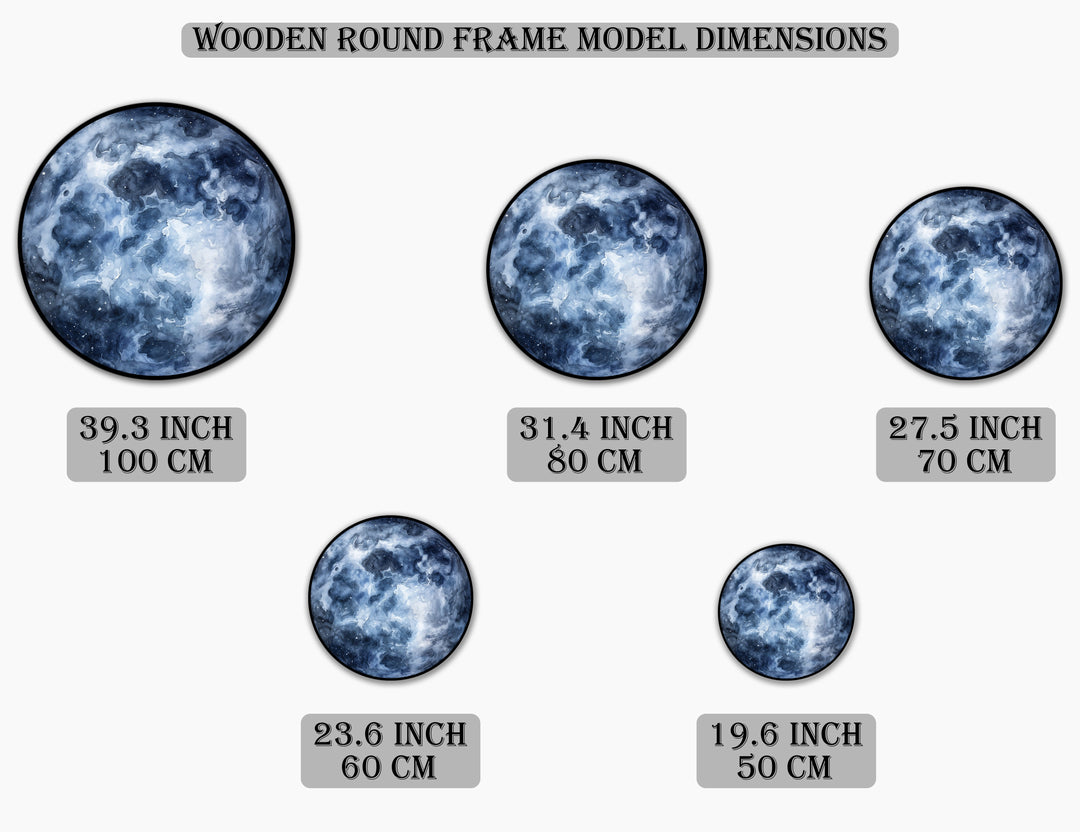 Oval der kosmischen Wellen Wandspiegel  – Moderner, geschichteter Metallspiegel