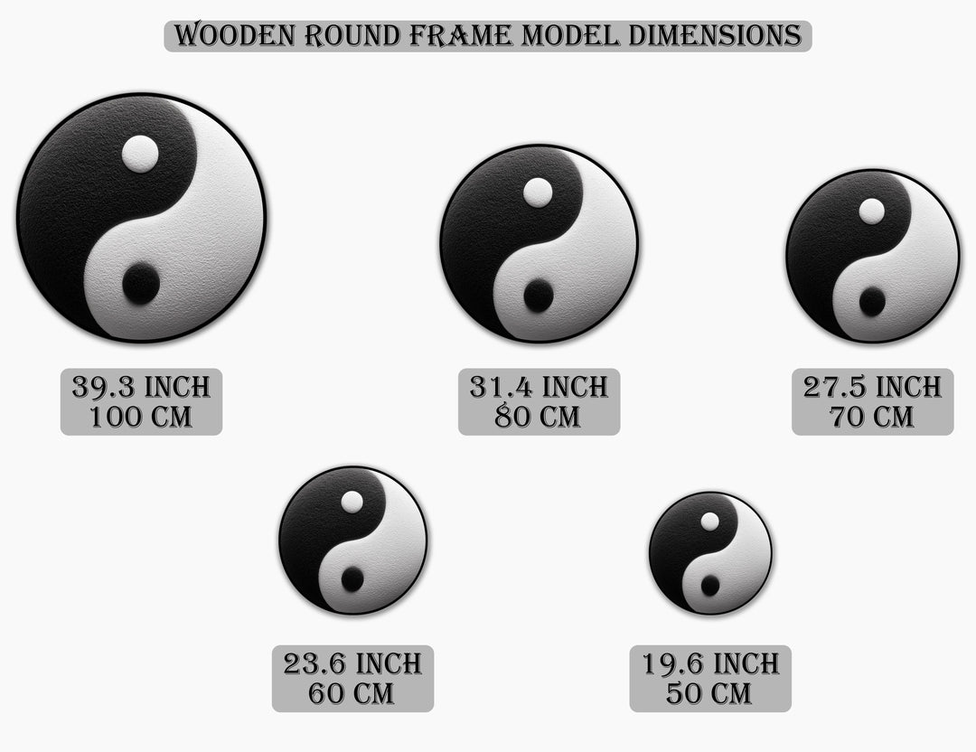 Equilibrio eterno – Ronda Yin Yang Cuadro al óleo