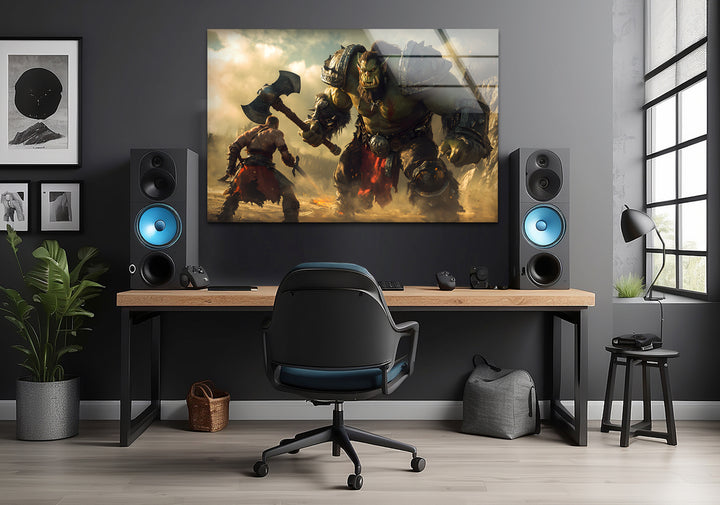 Gamer wall decor featuring creative and stylish gaming art prints for dedicated players
