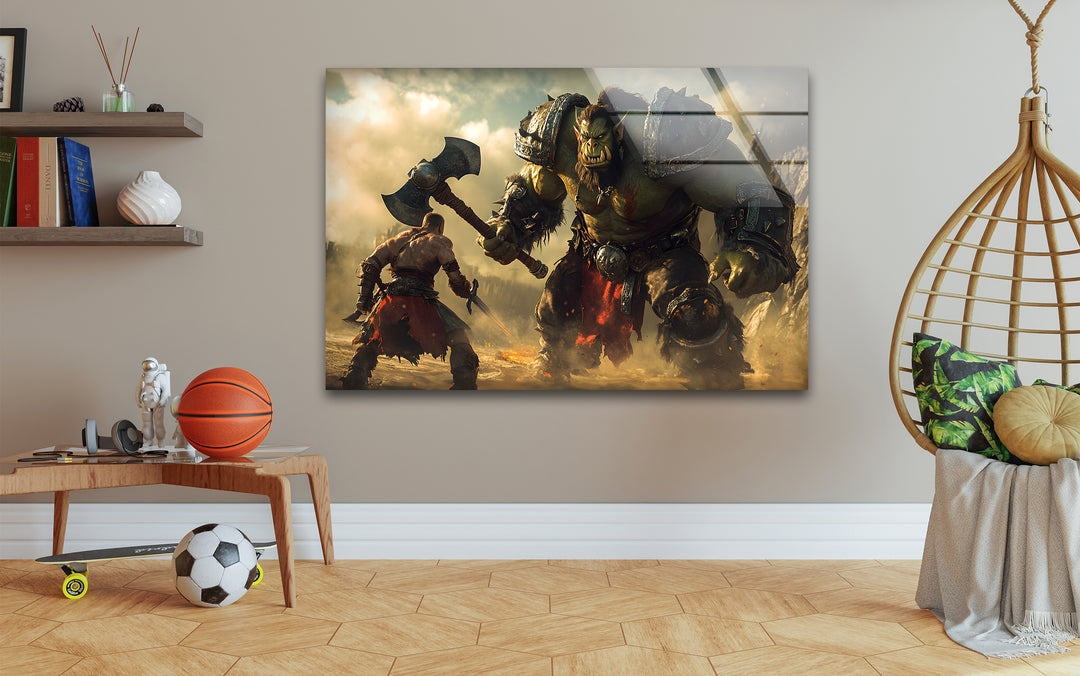 Gaming art featuring vibrant and dynamic designs inspired by iconic video games and gamer culture
