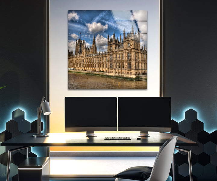 Glaswandkunst „Houses of Parliament“ – ikonisches Wahrzeichen Londons