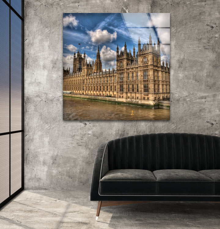 Glaswandkunst „Houses of Parliament“ – ikonisches Wahrzeichen Londons