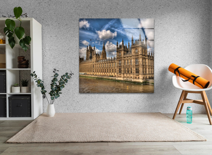 Glaswandkunst „Houses of Parliament“ – ikonisches Wahrzeichen Londons