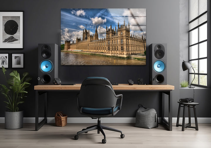Glaswandkunst „Houses of Parliament“ – ikonisches Wahrzeichen Londons