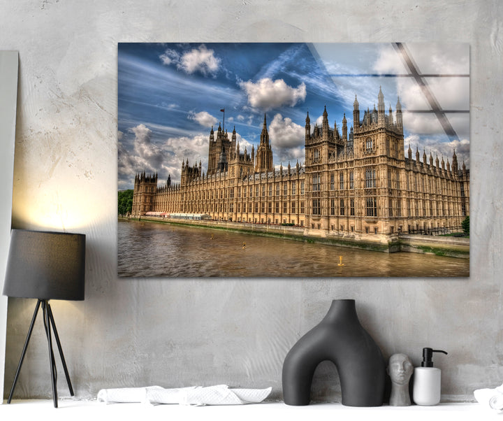 Glaswandkunst „Houses of Parliament“ – ikonisches Wahrzeichen Londons