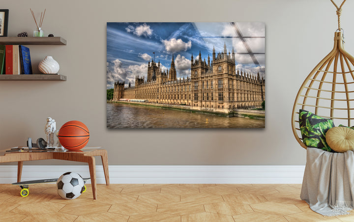 Glaswandkunst „Houses of Parliament“ – ikonisches Wahrzeichen Londons