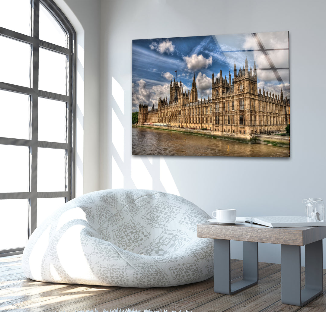 Glaswandkunst „Houses of Parliament“ – ikonisches Wahrzeichen Londons