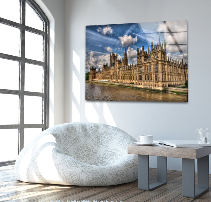 Glaswandkunst „Houses of Parliament“ – ikonisches Wahrzeichen Londons