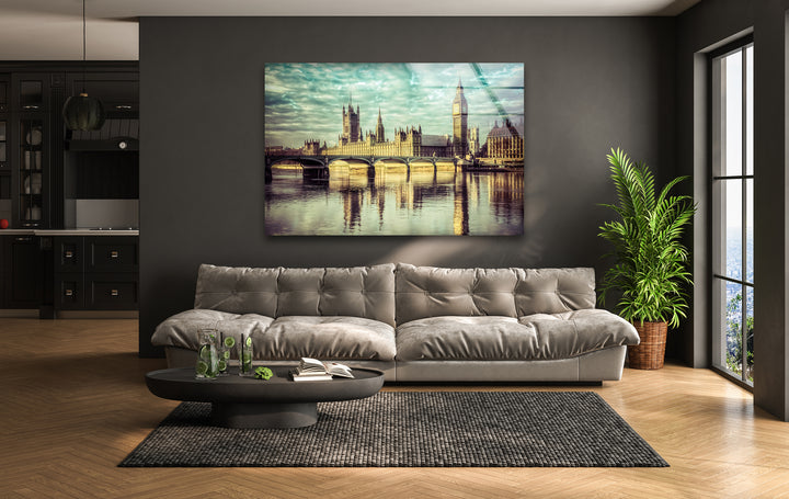 Glaswandkunst „Houses of Parliament“ – Spiegelung von Londons Wahrzeichen