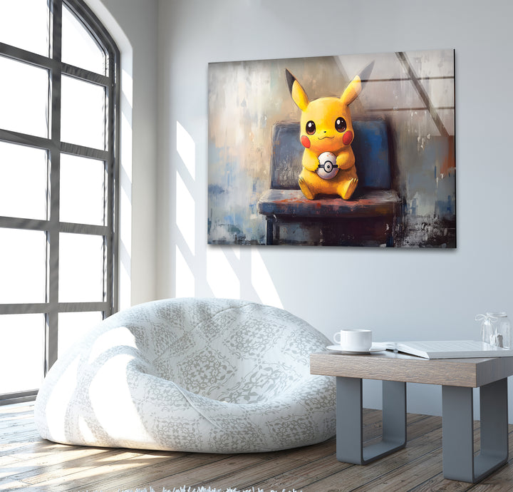 An enchanting animated art scene blending bold cartoon visuals with imaginative elements

